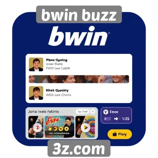 novos recursos de interação no site bwin buzz